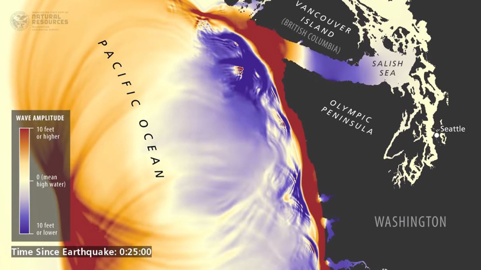 Would a tsunami reach seattle